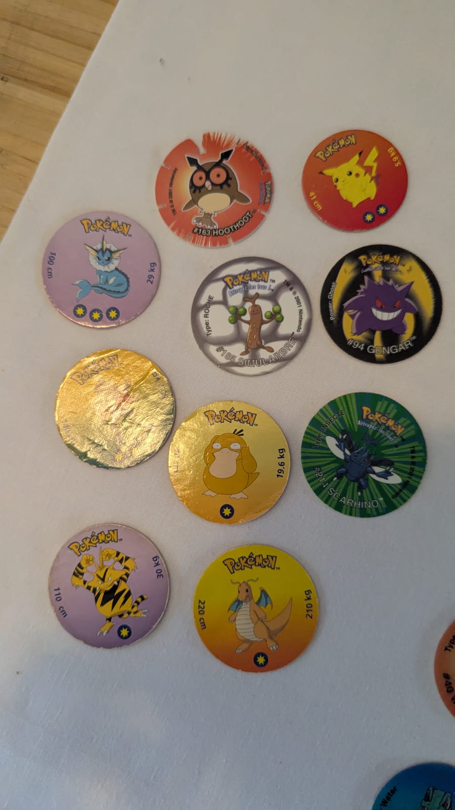 Selection of Pokemon Tazo's