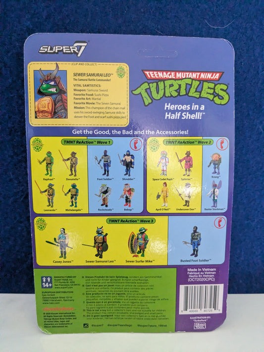 Reaction Figure TMNT Sewer Samurai Leo