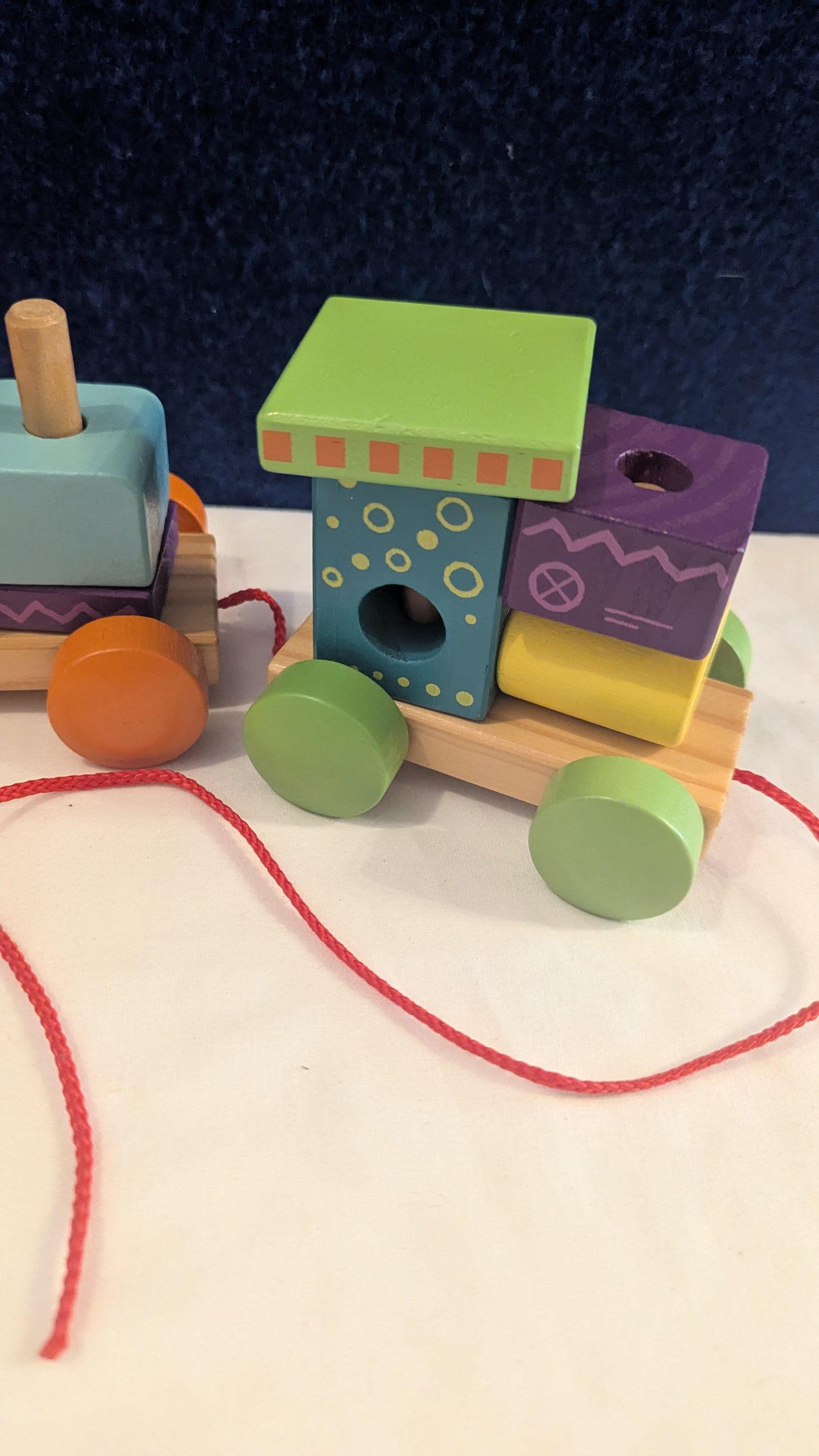 Chad Valley Wooden Stacking Train
