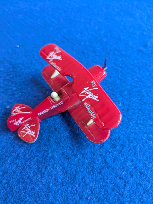 Matchbox 1978 Skybusters SB12 Pitts Special 'Virgin Atlantic' Biplane die cast model