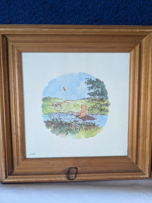 Disney Winnie the Pooh Framed Prints (Pair)
