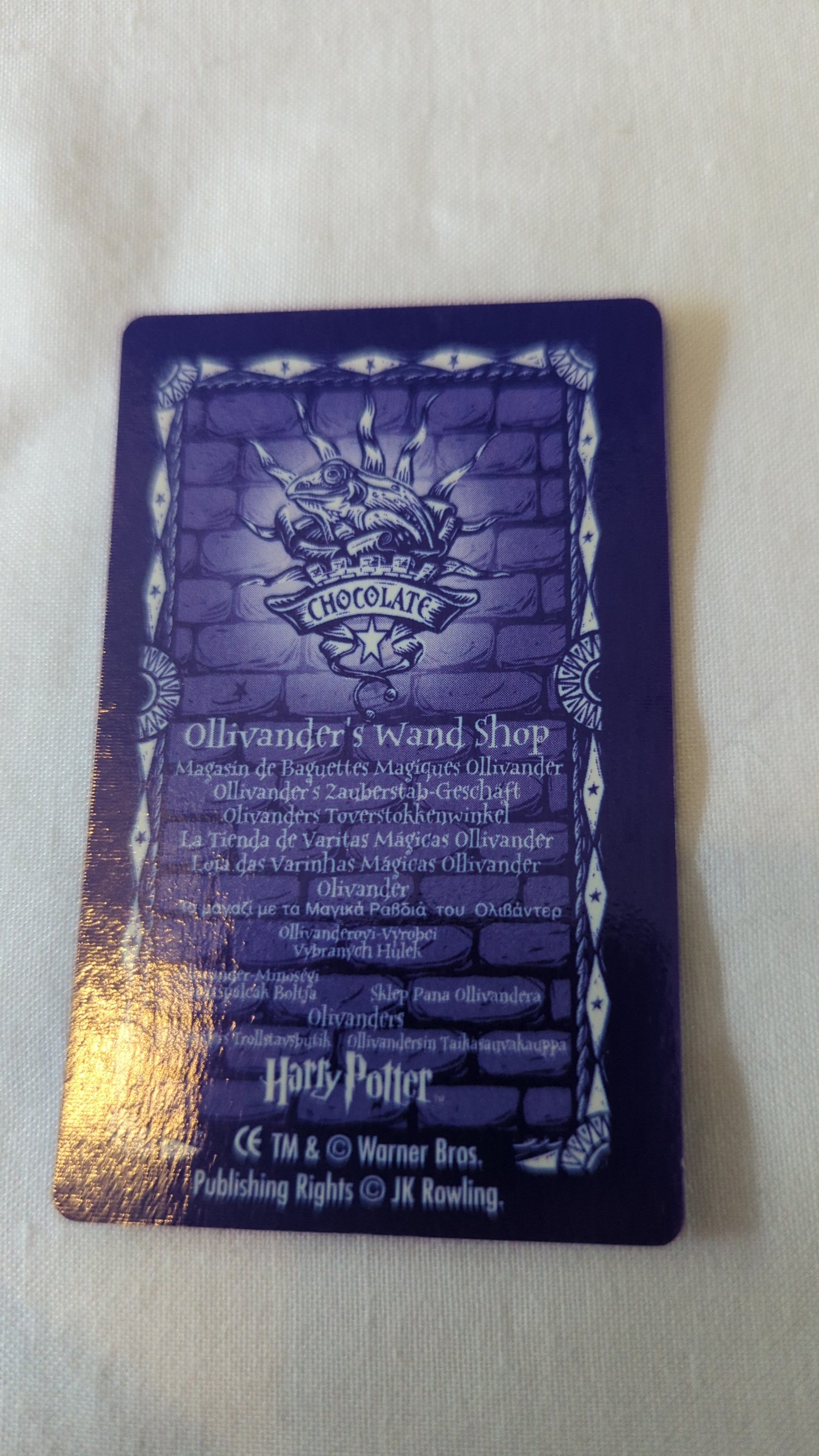 Harry Potter Chocolate Frog Cards