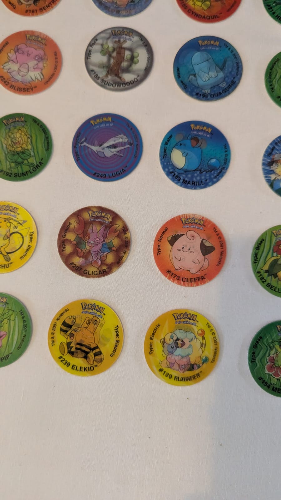 Selection of Pokemon Tazo's