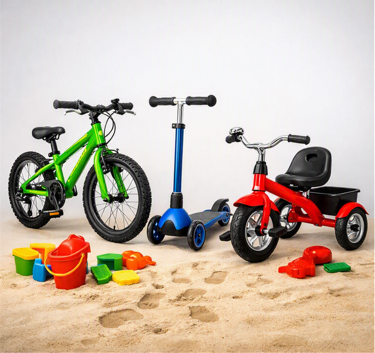 Bikes, Scooters & Tricycles