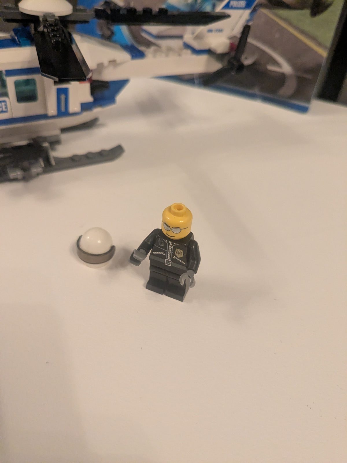 City 7741 Police Helicopter (German Variant)