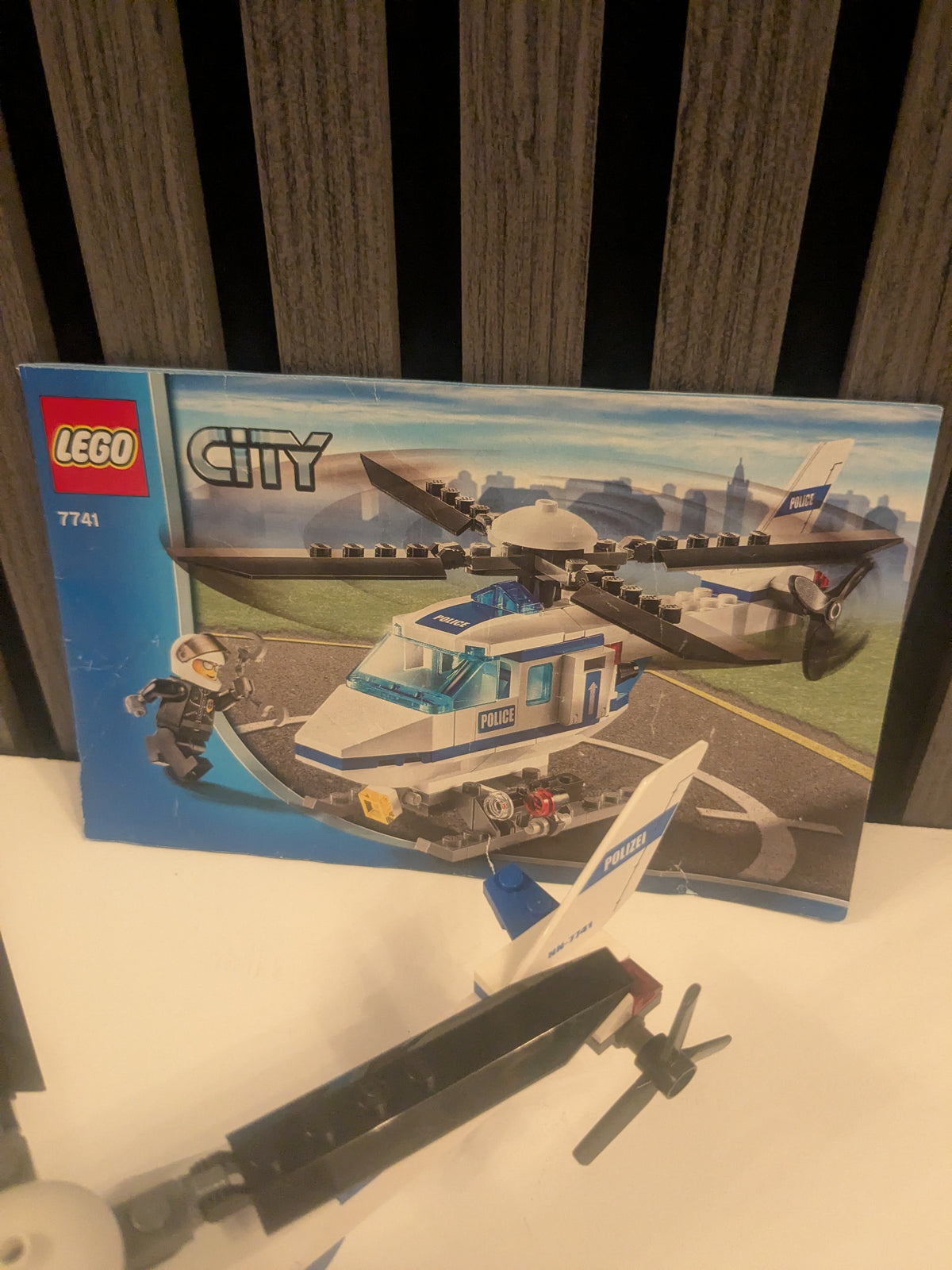 City 7741 Police Helicopter (German Variant)