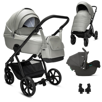 Noordi Fjordi V2 Leather 3in1 with Joie i-Snug 2 Car Seat