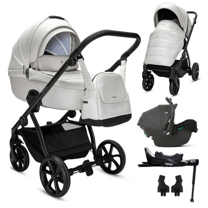 Noordi Fjordi V2 Leather 3in1 with Joie i-Snug 2 Car Seat