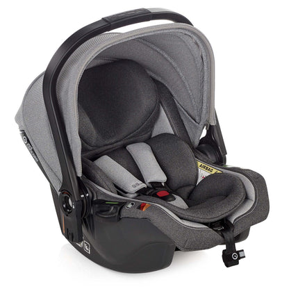 Jané Crosswalk-R All-Terrain Travel System with Carrycot & Koos iSize R1, Tech Mouse / Black Grey
