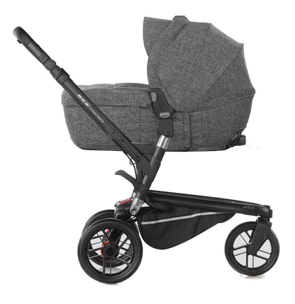 Jané Crosswalk-R All-Terrain Travel System with Carrycot & Koos iSize R1, Tech Mouse / Black Grey