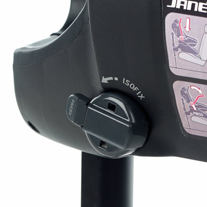 Jané Crosswalk-R All-Terrain Travel System with Carrycot & Koos iSize R1, Tech Mouse / Black Grey
