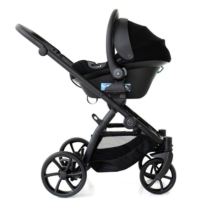 Noordi Fjordi V2 Leather 2in1 Pushchair with ThermoCot™ Carrycot, Shadow Grey