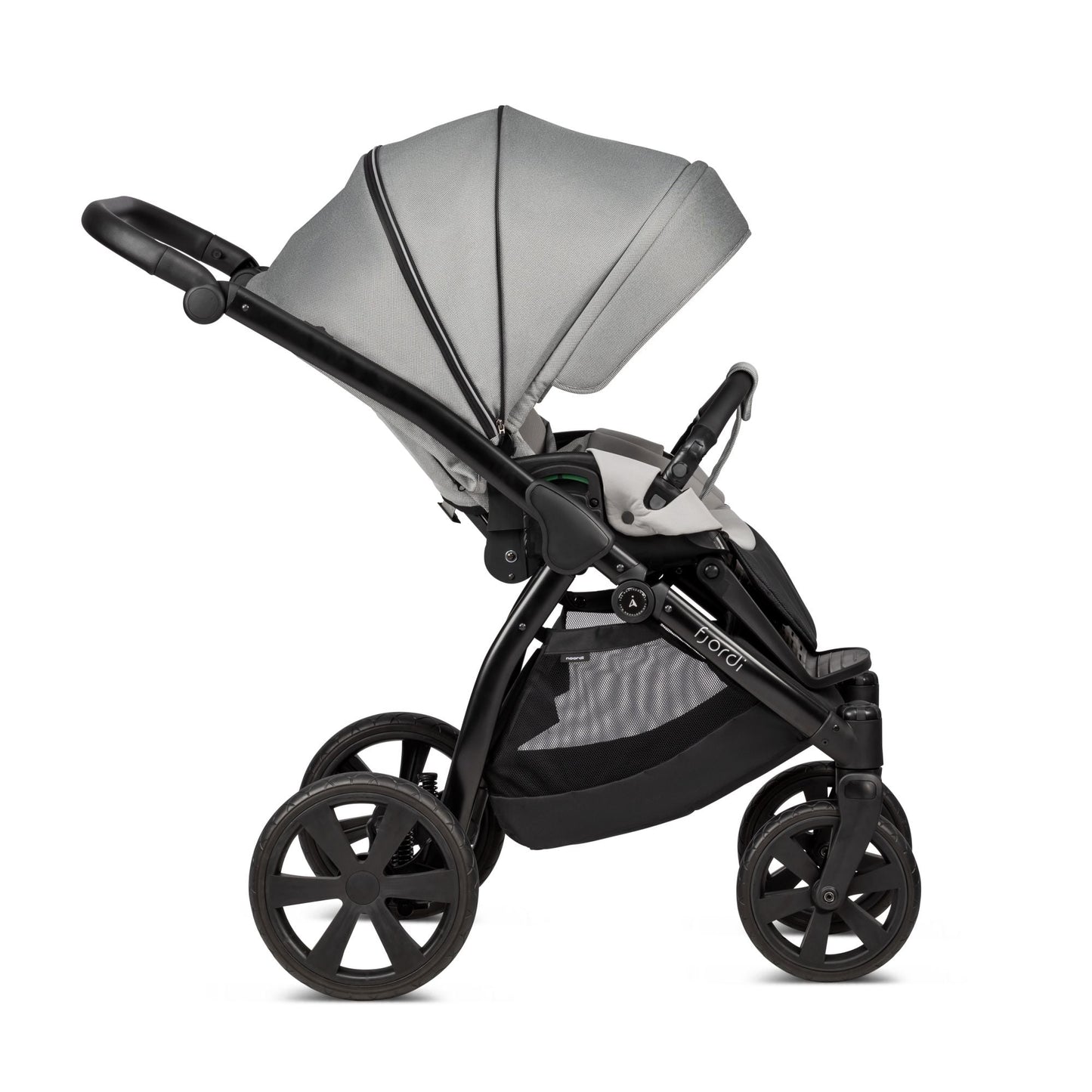 Noordi Fjordi V1 3in1 with Joie i-Snug 2 Car Seat, Grey