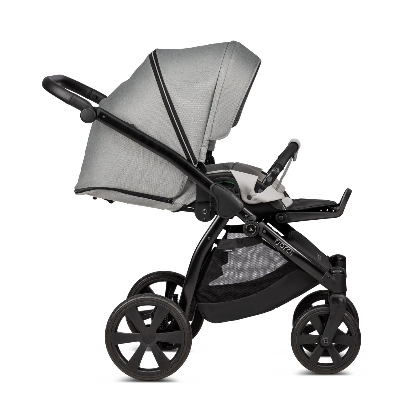 Noordi Fjordi V1 3in1 with Joie i-Snug 2 Car Seat, Grey