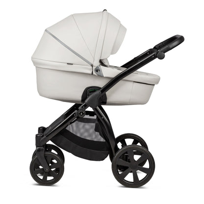 Noordi Fjordi V1 Leather 3in1 with Joie i-Snug 2 Car Seat, Cloud