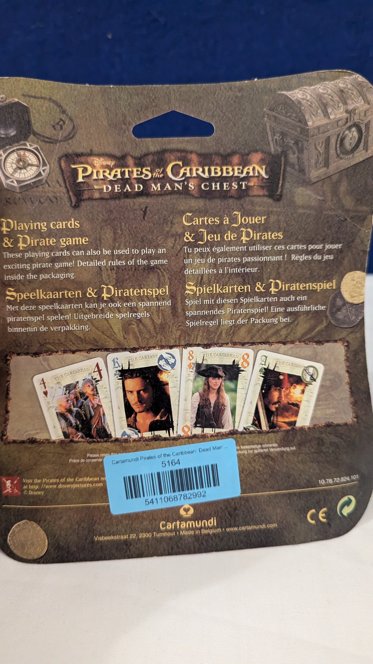 Cartamundi Pirates of the Caribbean: Dead Man's Chest Playing Cards & Card Game
