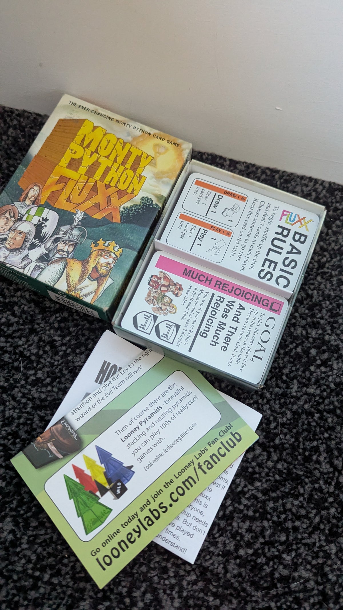 Monty Python Fluxx Card Game