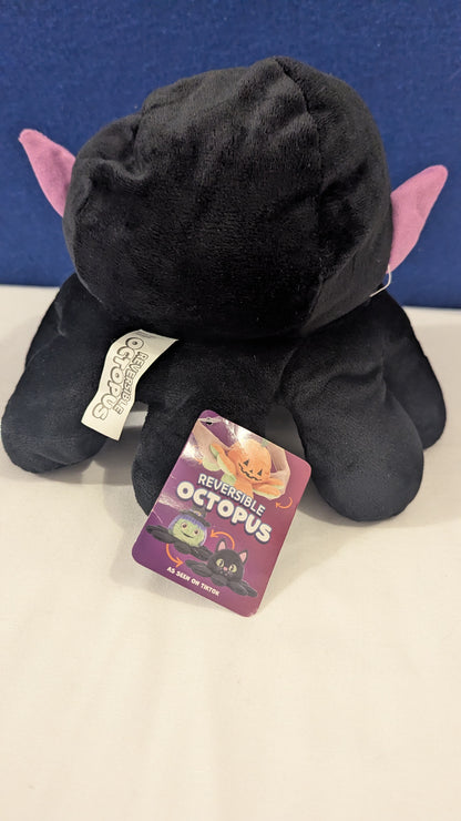 2 in 1 Reversible Octopus Sensory  Plush Vampire/Bat