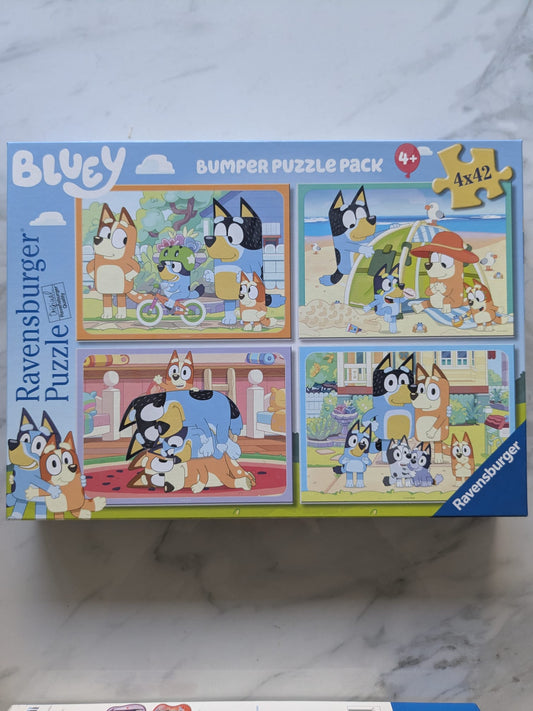 Ravensburger Bluey Bumper Puzzle 4x42