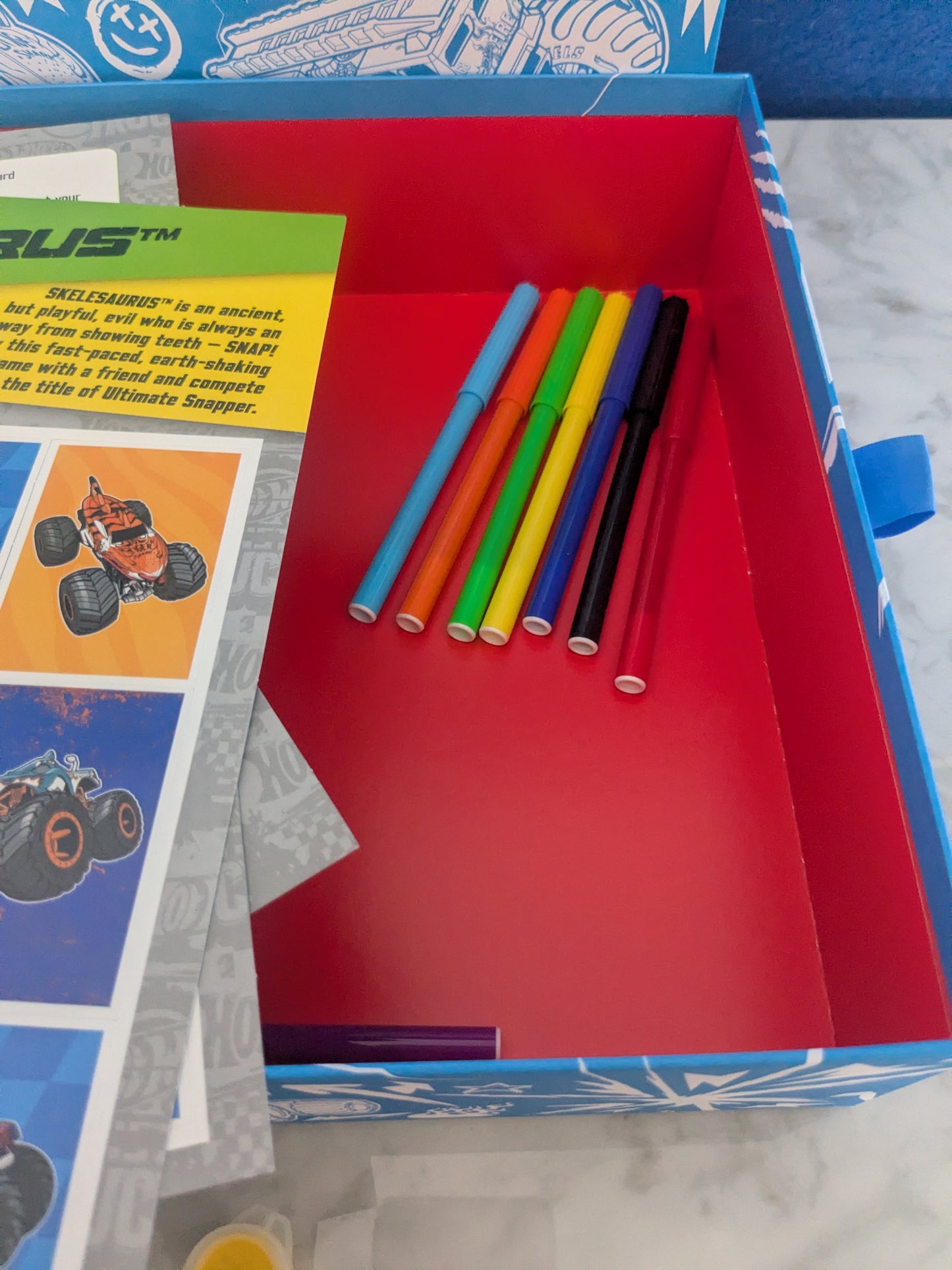 Hot Wheels Monster Trucks Activity Box