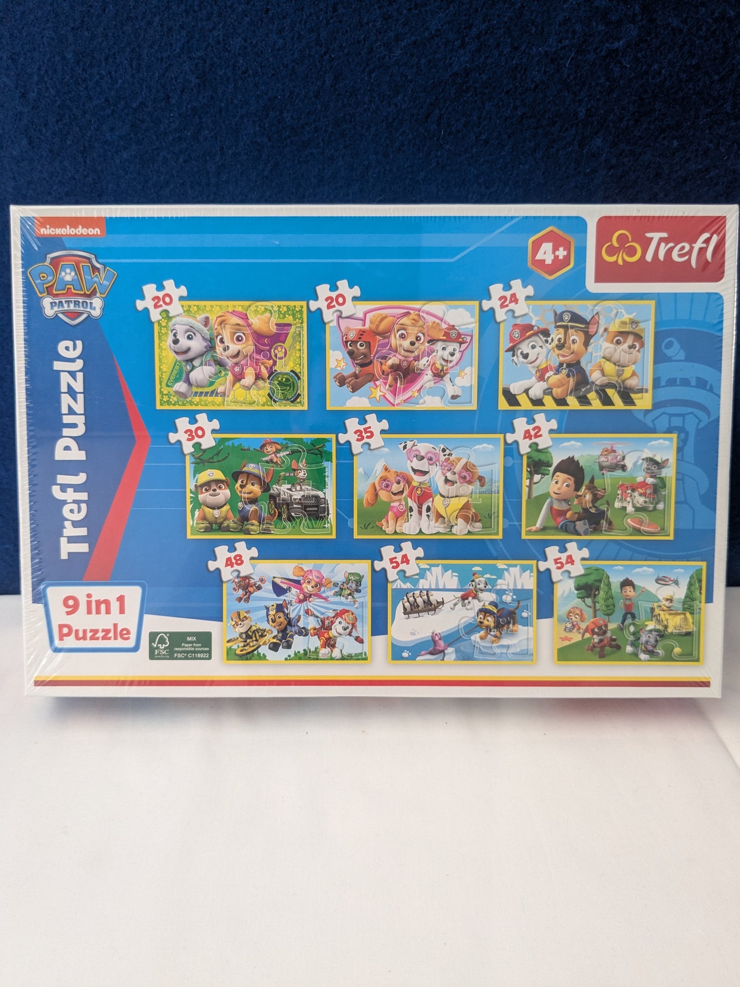 Trefl Paw Patrol 9 in 1 Puzzle