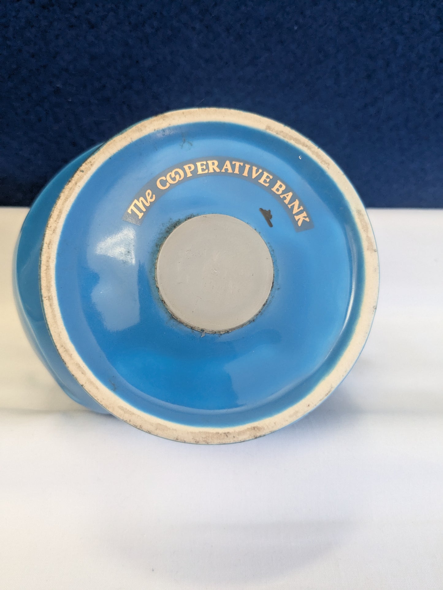 Co-operative Bank Blue Happy Whale Piggy Bank