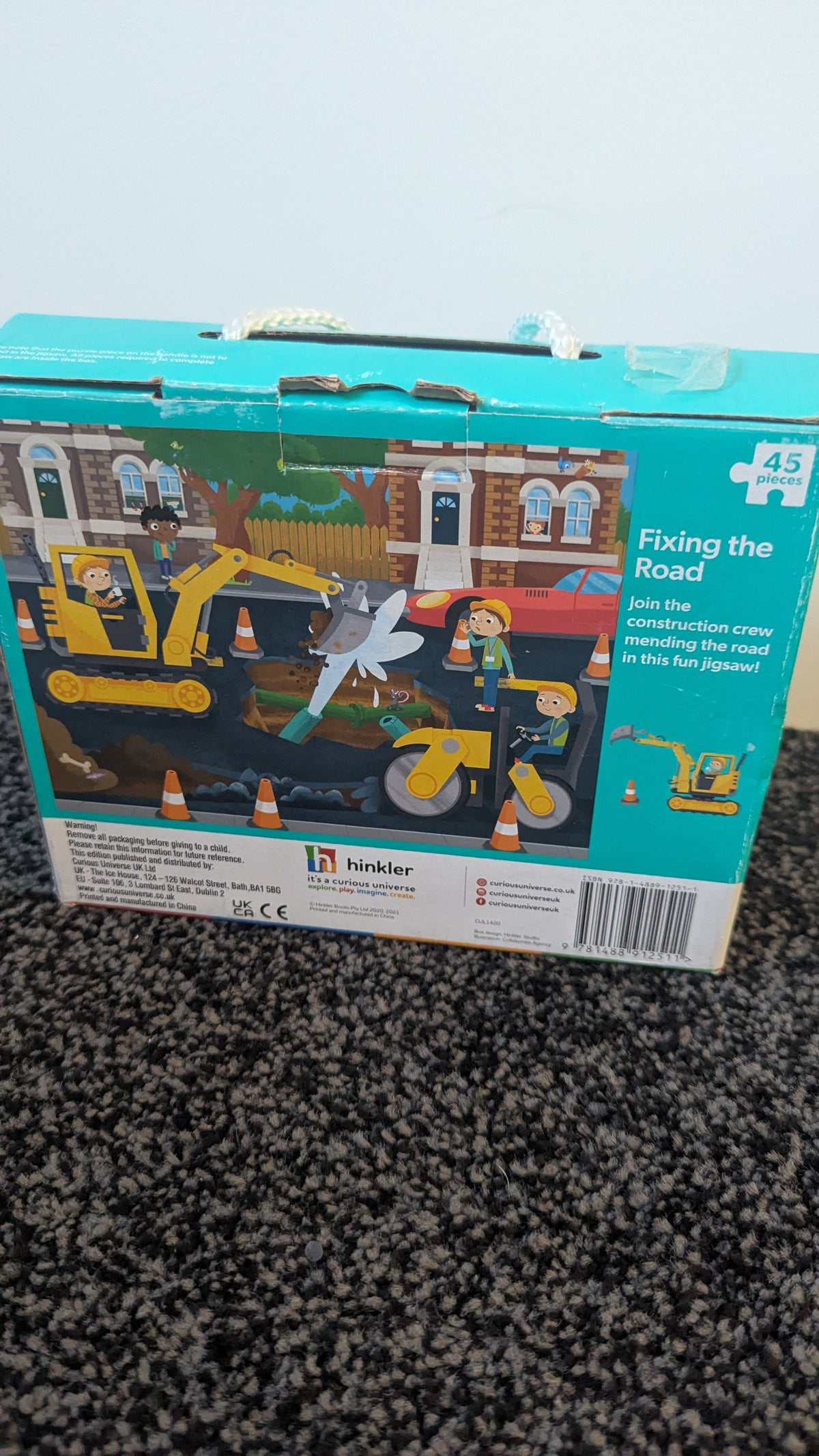 Jr Jigsaw Fixing the Road 45 pc