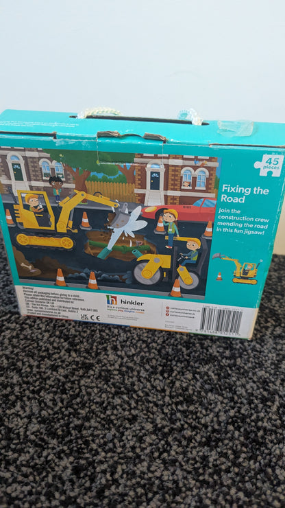 Jr Jigsaw Fixing the Road 45 pc