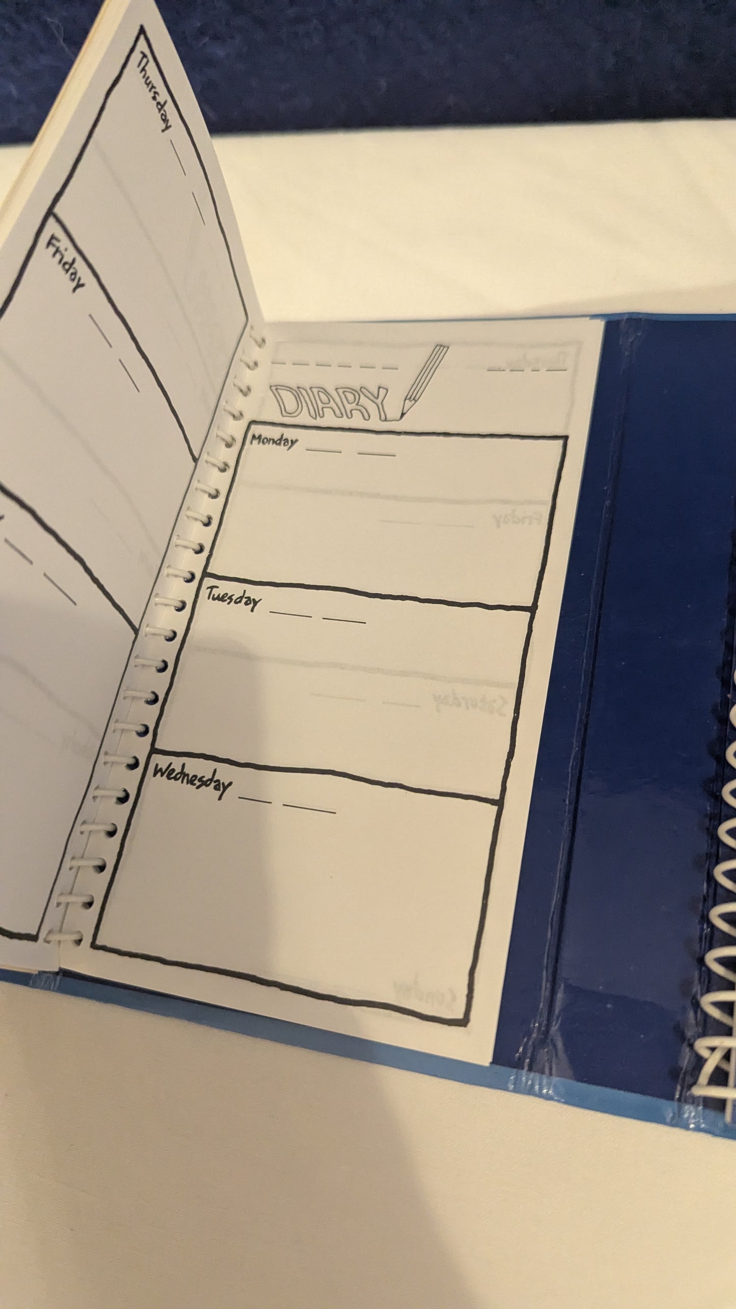 Vintage Pepsi Megabowl Organiser/Filofax c.1990