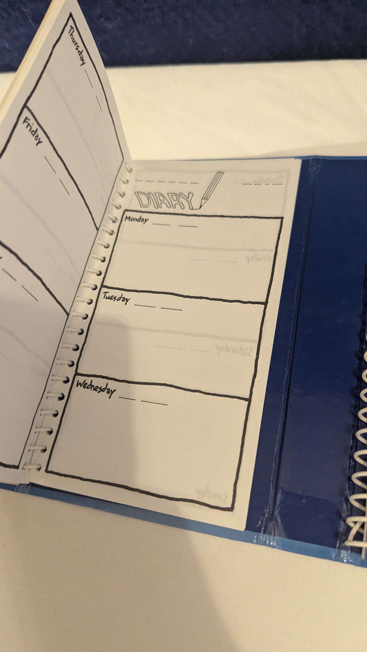 Vintage Pepsi Megabowl Organiser/Filofax c.1990