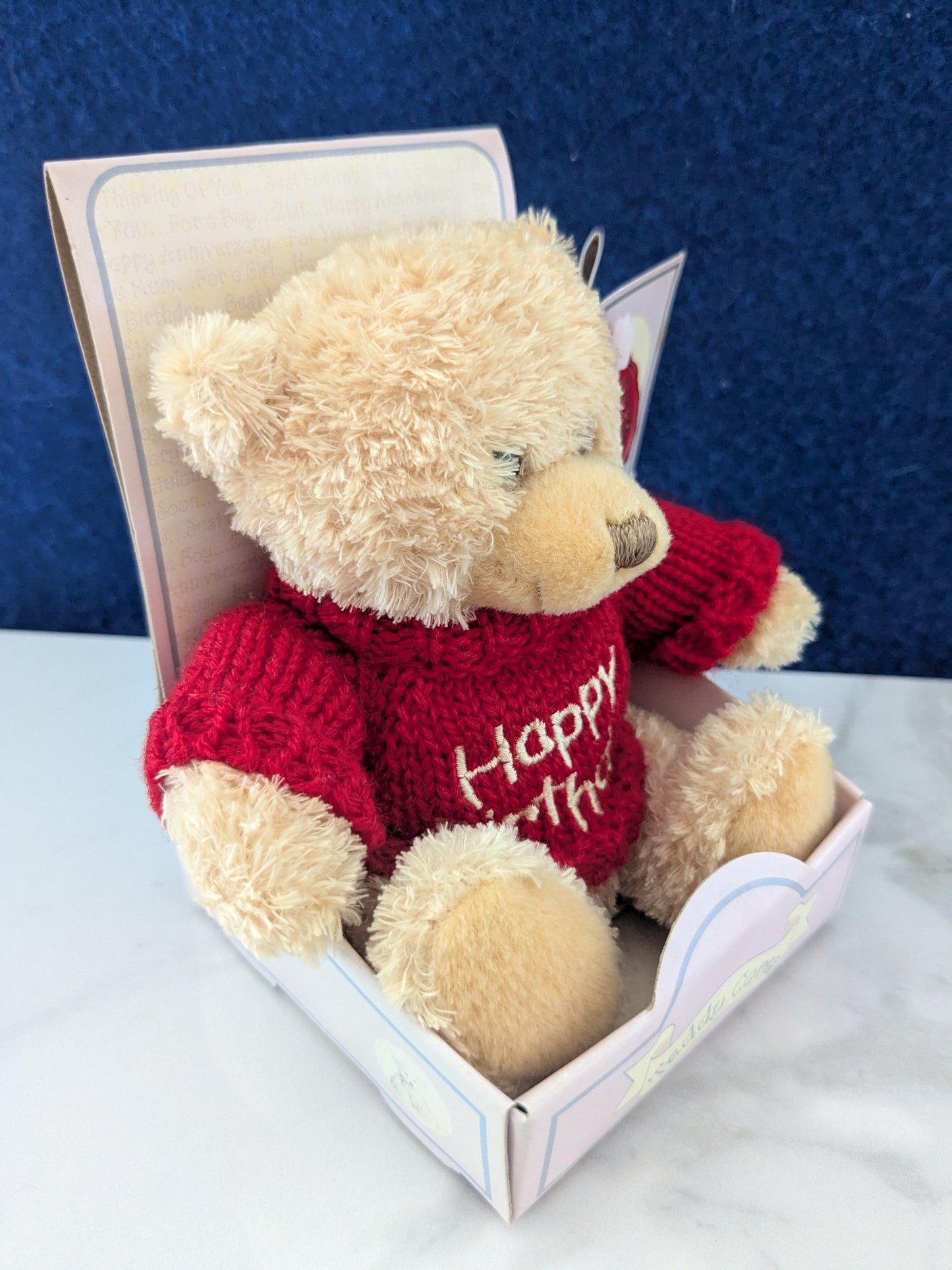 Keel Toys Miniature 'Happy Birthday' Bear
