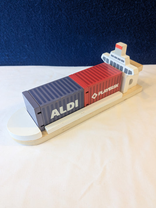 Little town Wooden Cargo Ship