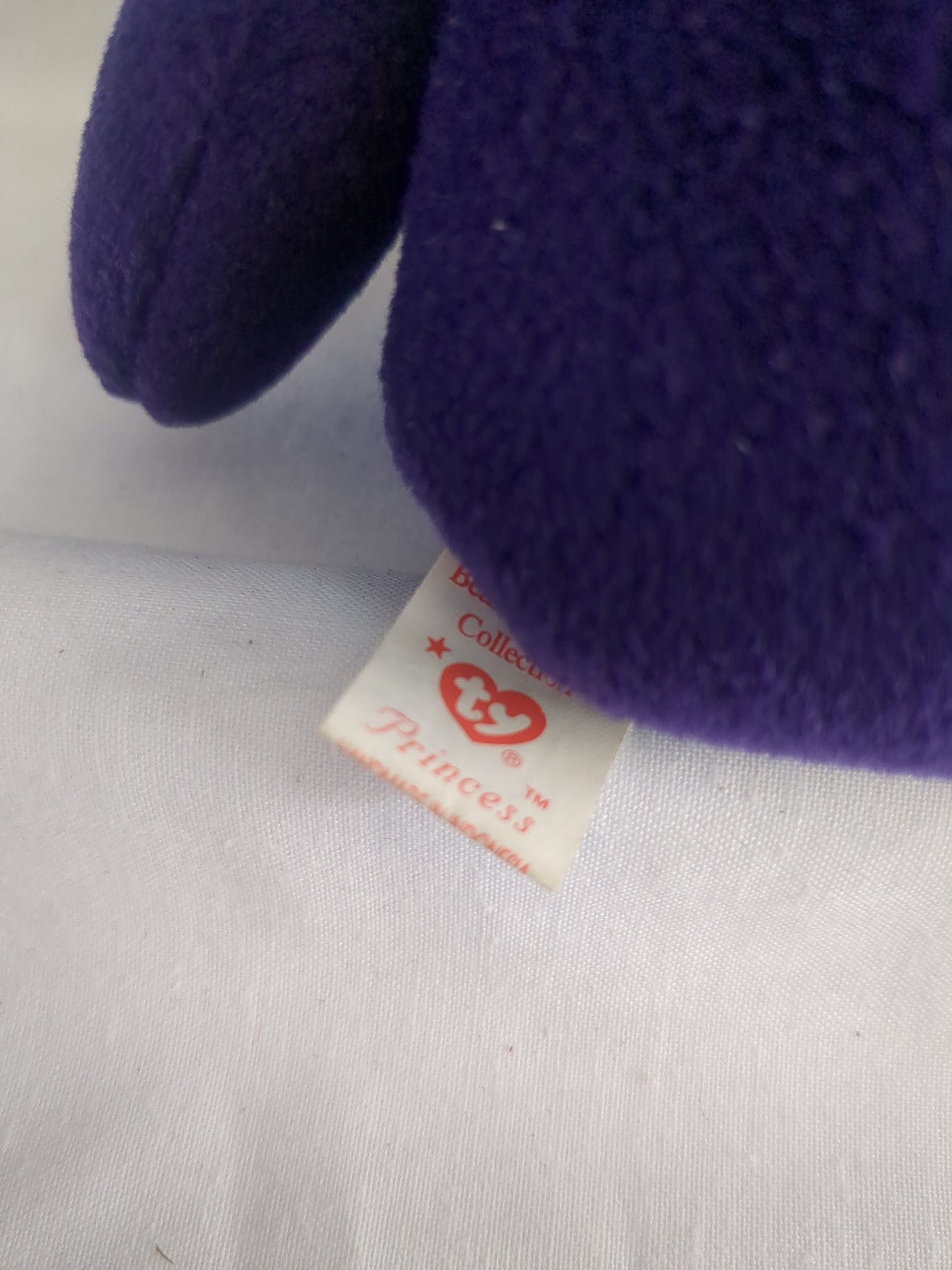 Bonnets TY Princesse (Ours violet commémoratif Princesse Diana) 1997