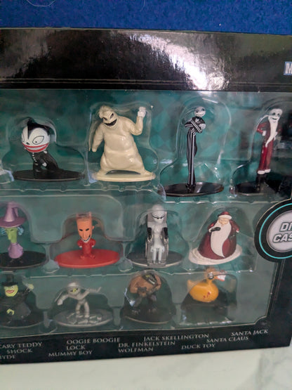 Disney Tim Burton's Nightmare Before Christmas Nano Metalfigs Series 1 Figurine Set