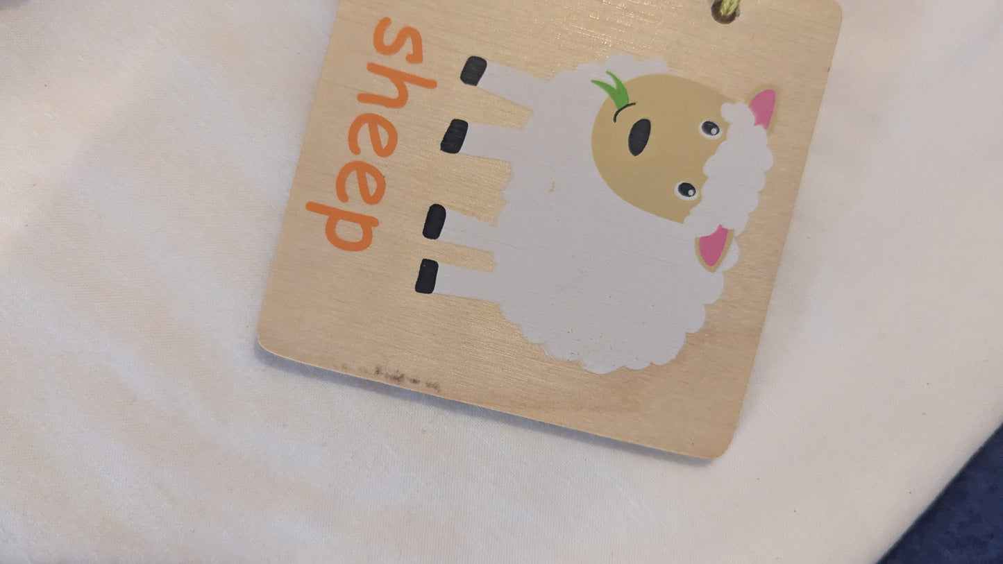 Gro Play Wooden Farm Animal Book
