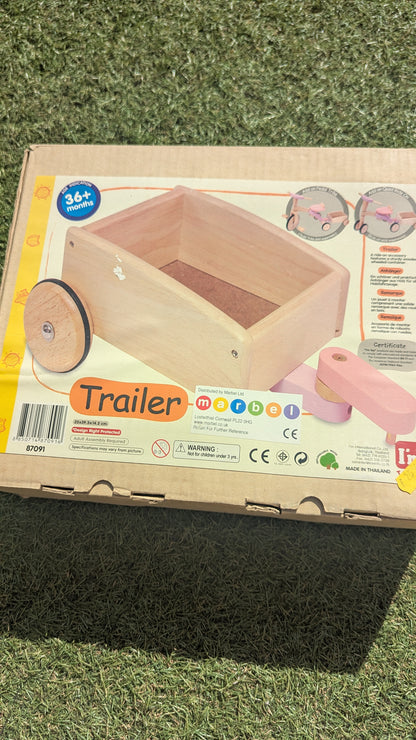 Marbel Wooden Trailer