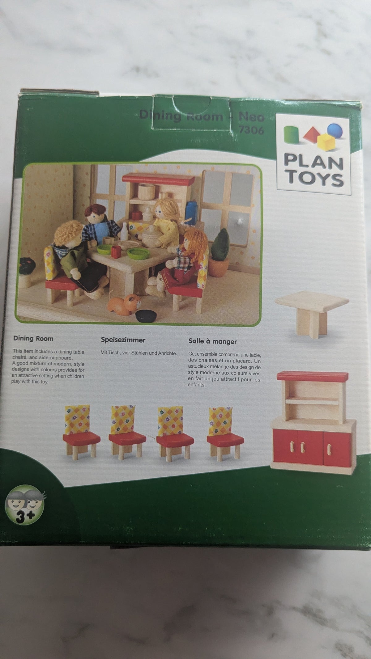 Dining Room Neo Wooden Dolls House Furniture 7306