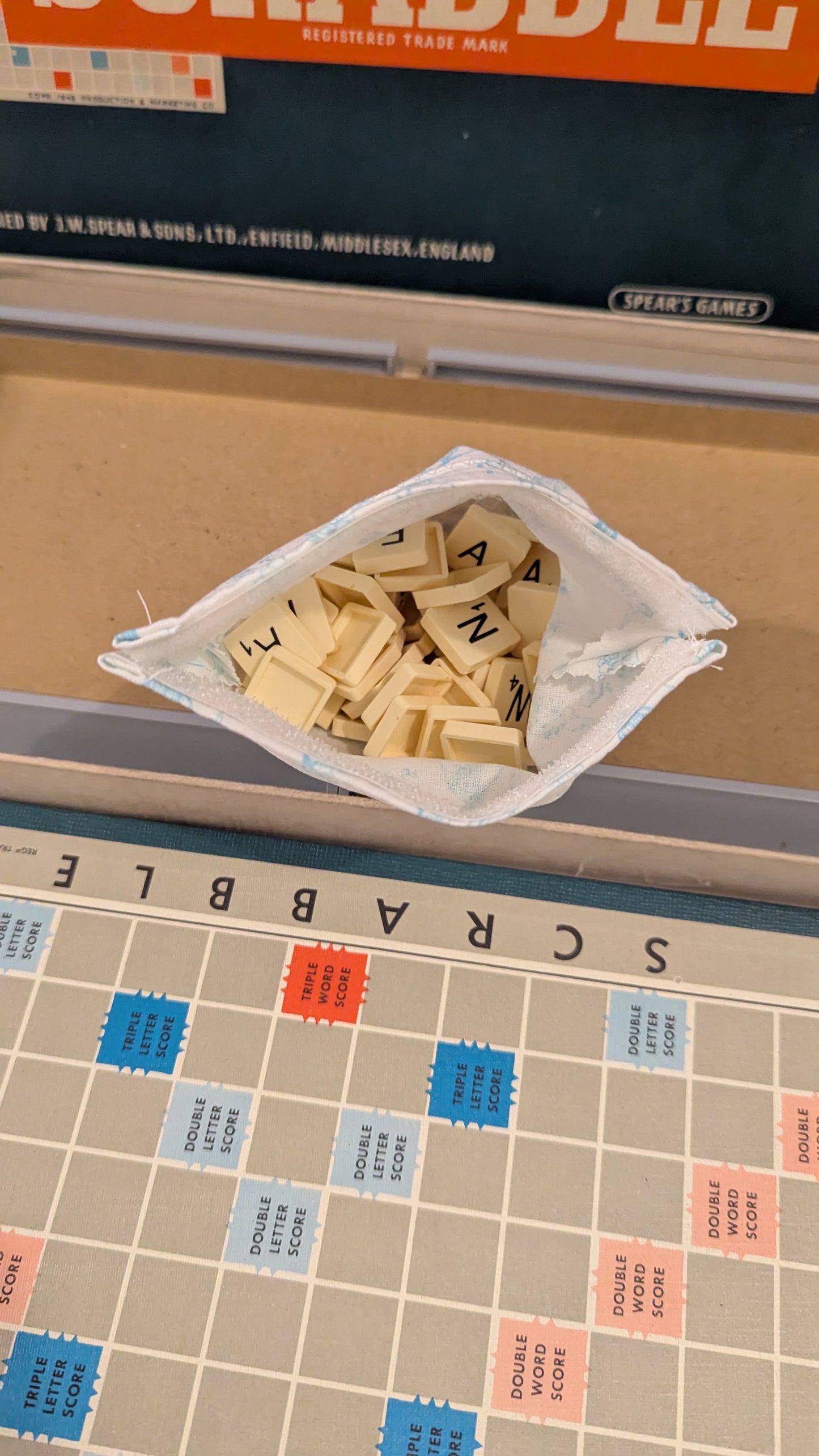 Spears Games Vintage Scrabble c.1950