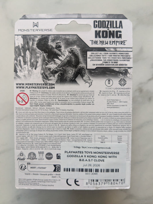 Playmates Toys Monsterverse Godzilla x Kong: Kong with B.E.A.S.T Glove