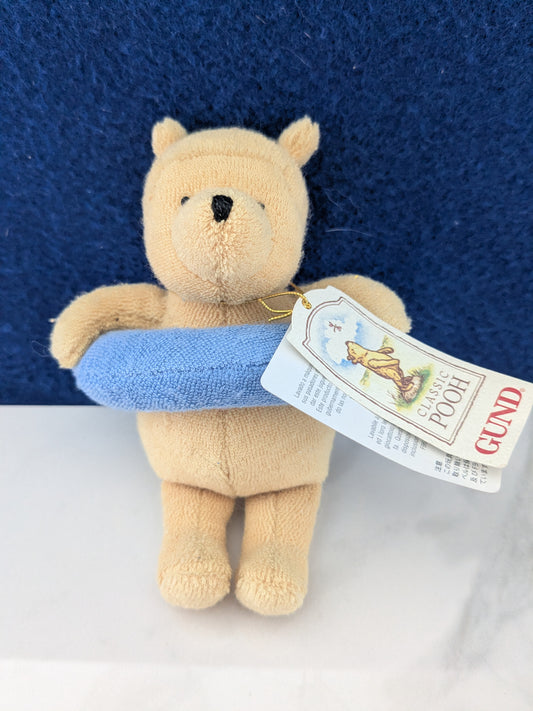 Gund Classic Winne the Pooh 5" Rattle Bear with Swim ring