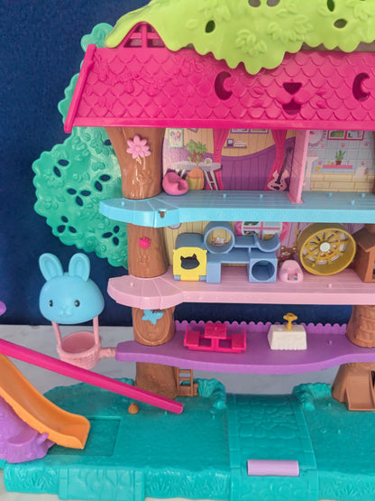Mattel Polly Pocket Pollyville Pet Adventure Treehouse