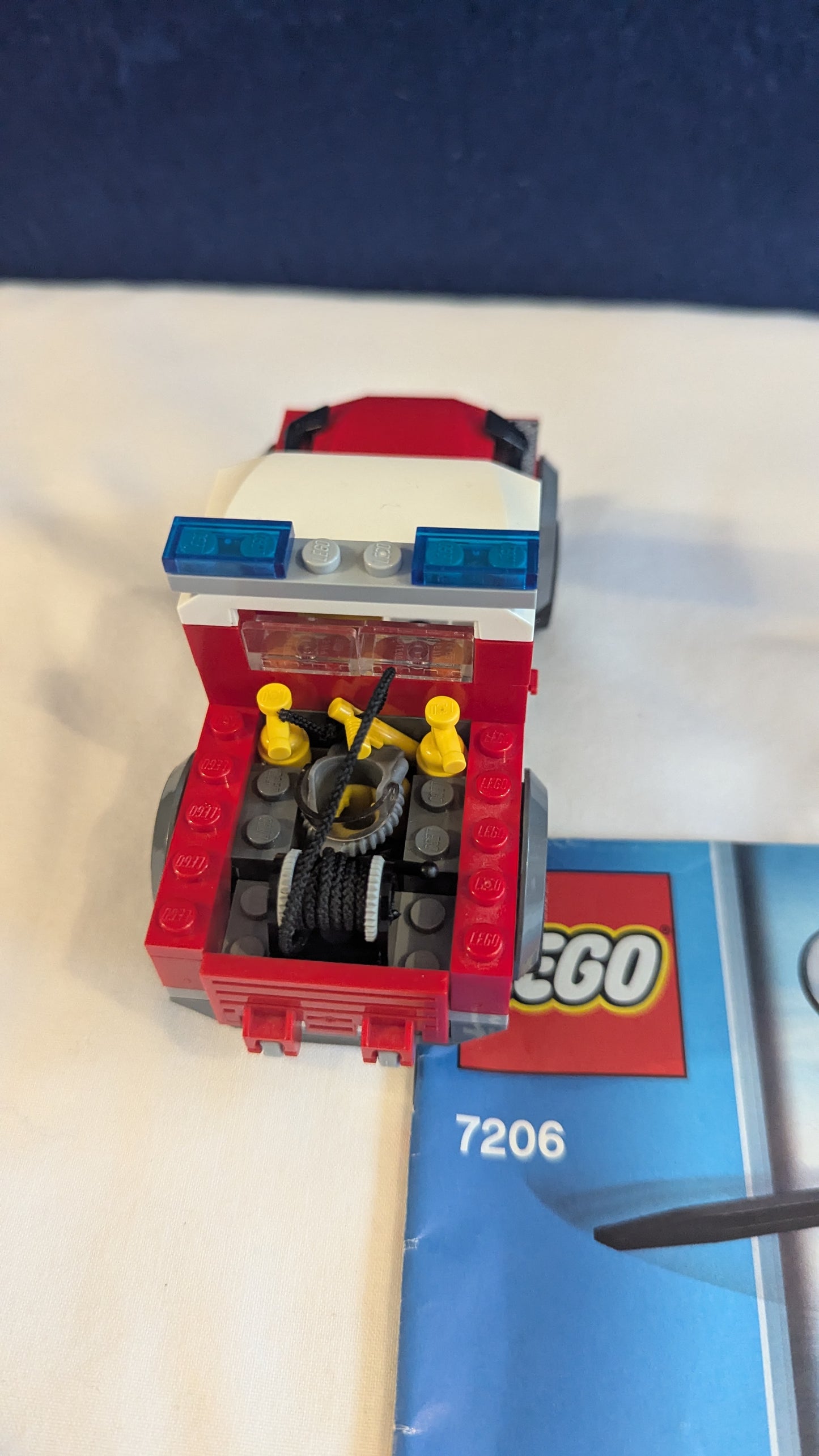 Lego City 7206 Fire Helicopter & Jeep