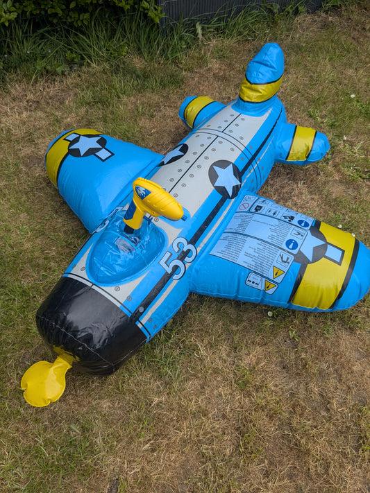 Intex Water Gun Plane Ride On 57536NP