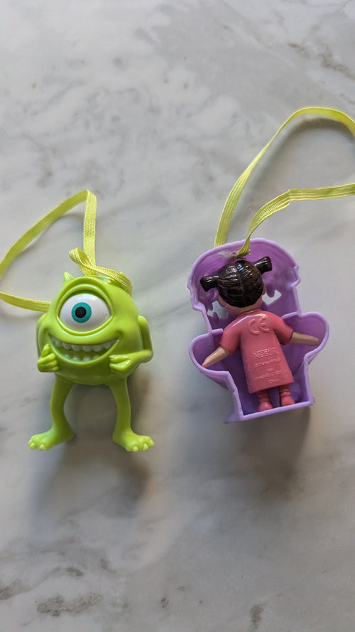 2002 Monsters in Action Monsters Inc. Hanging Toys