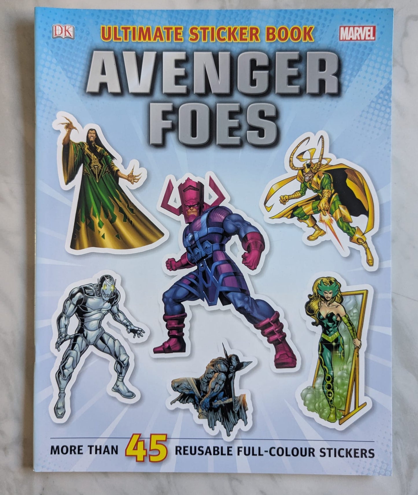 DK Ultimate Sticker Book: Avenger Foes