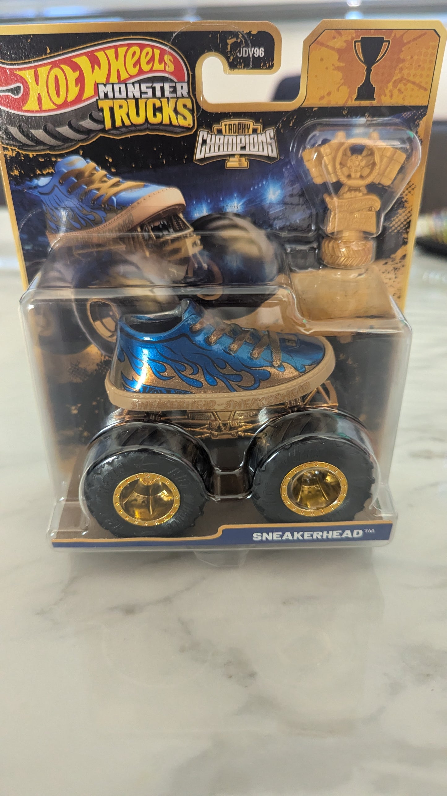 Hot Wheels Monster Trucks Sneakerhead. Trophy Champions