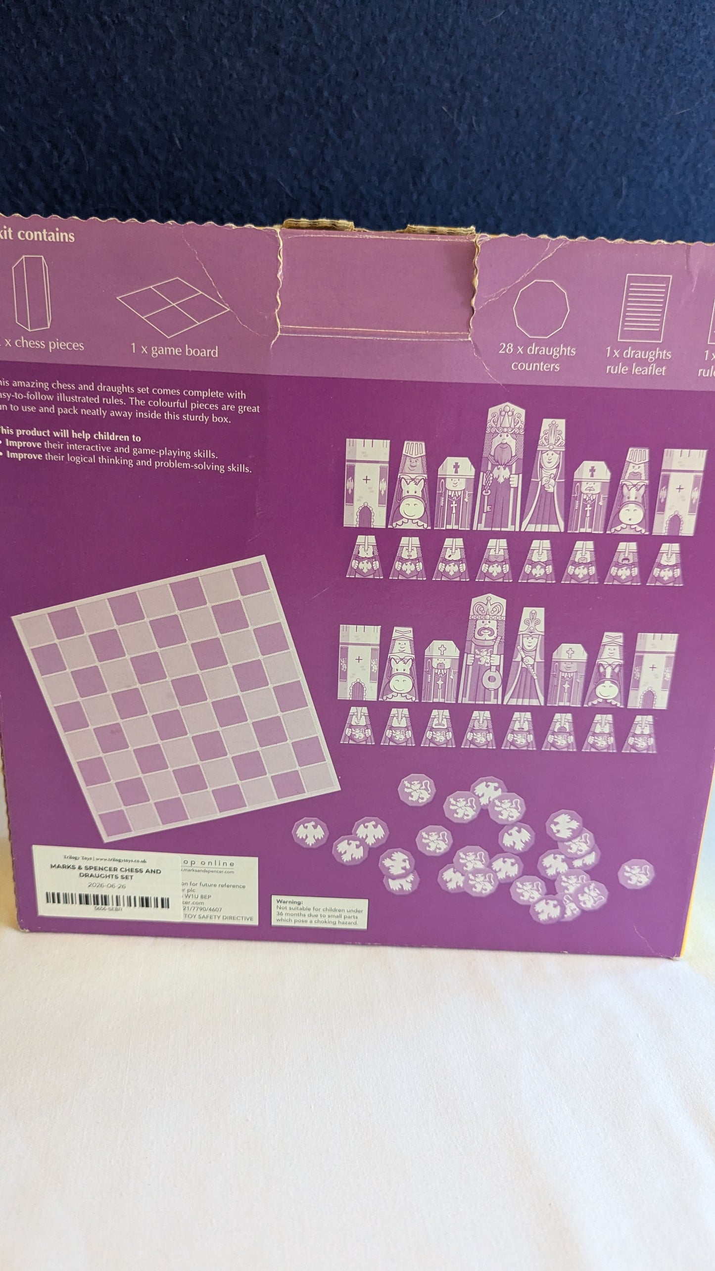 Marks & Spencer Chess and Draughts Set