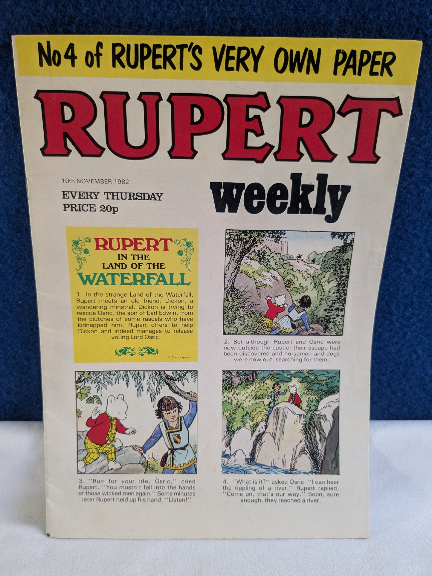 Rupert Weekly Comic No 4 - 10th November 1982