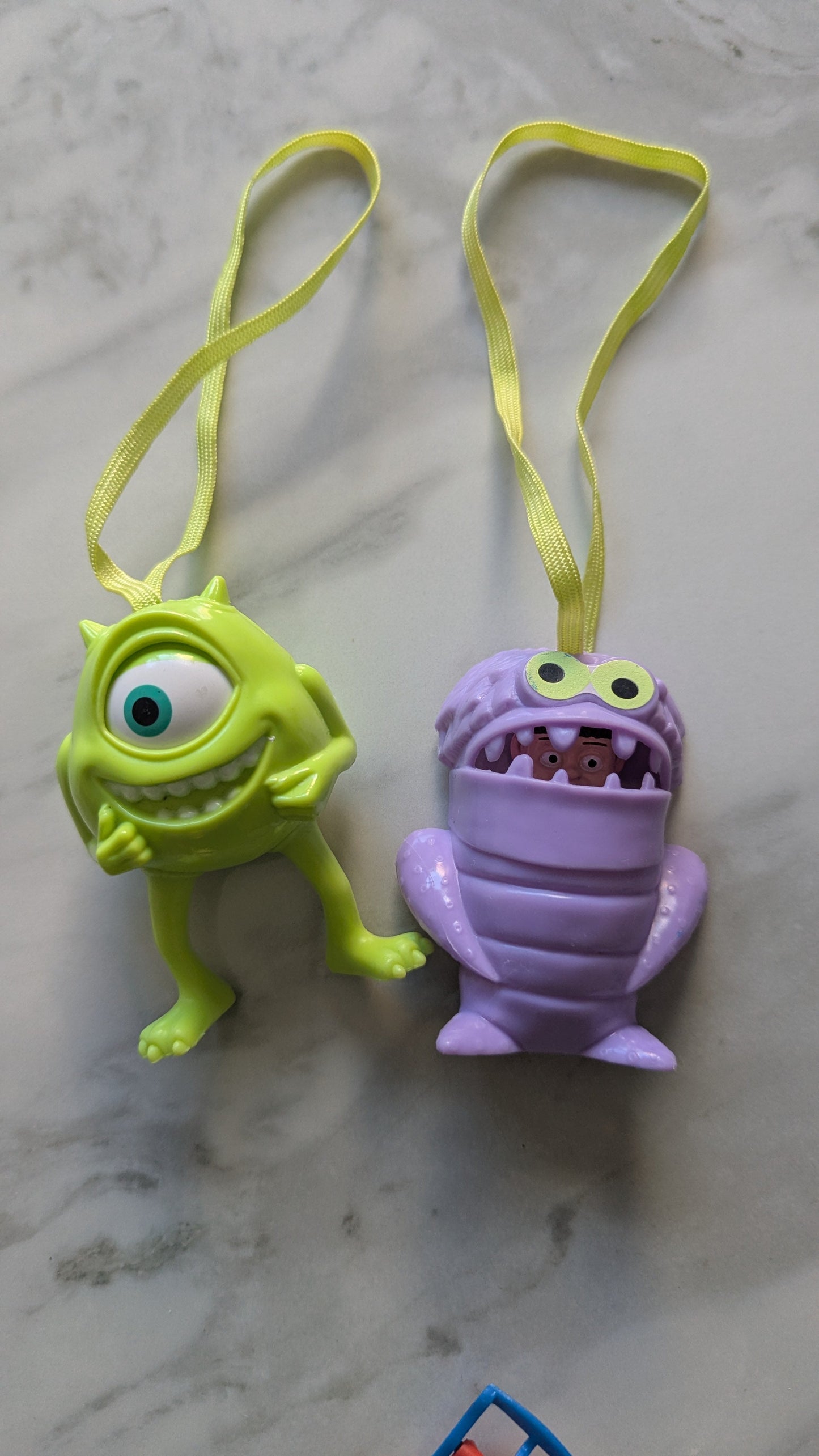 2002 Monsters in Action Monsters Inc. Hanging Toys