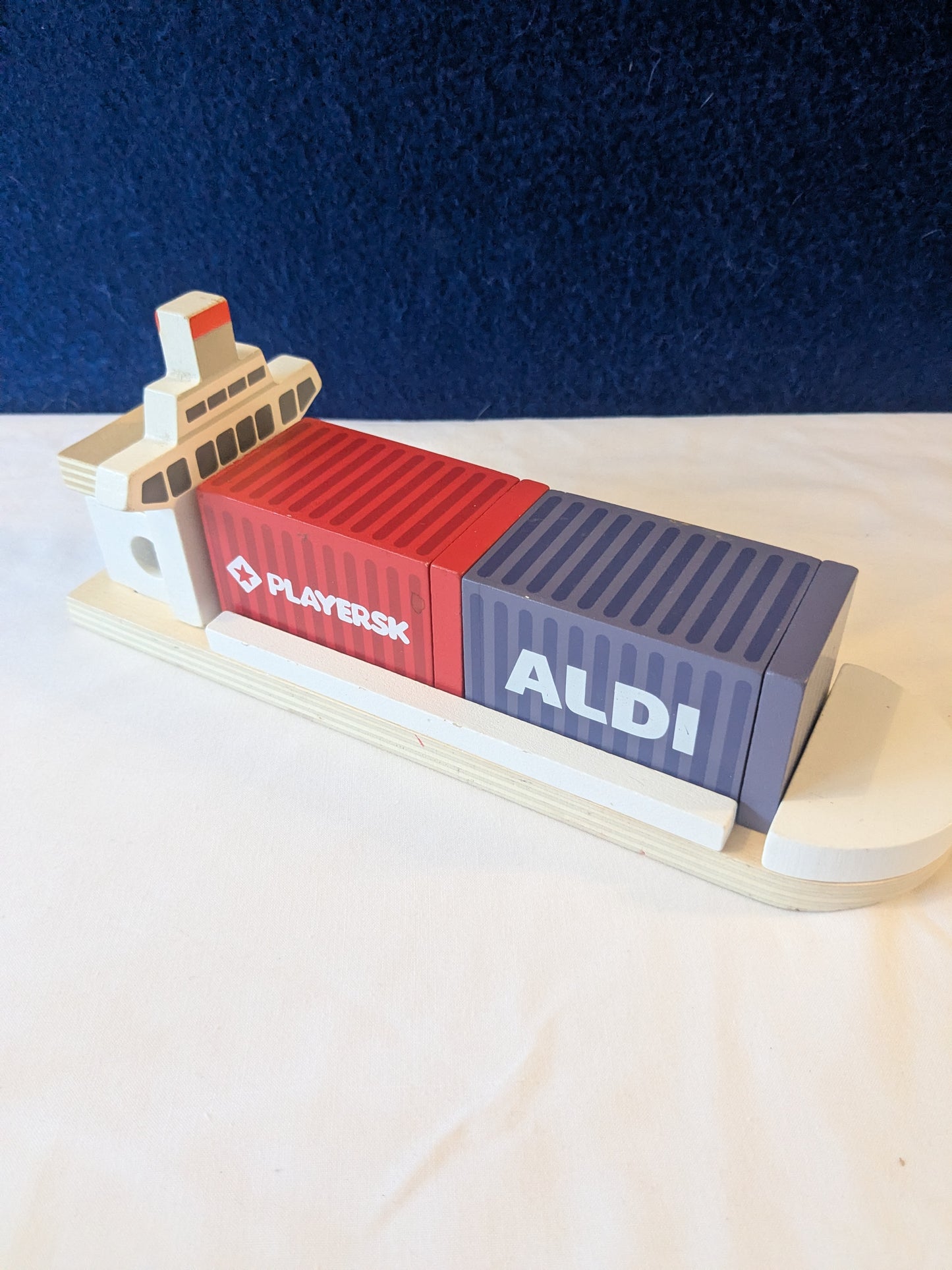 Little town Wooden Cargo Ship